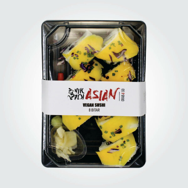 Vegan sushi - 8 bitar - Reykjavík Asian