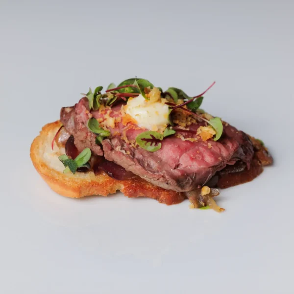 Jólaréttir Reykjavík Asian - Bruchetta með Roast Beef