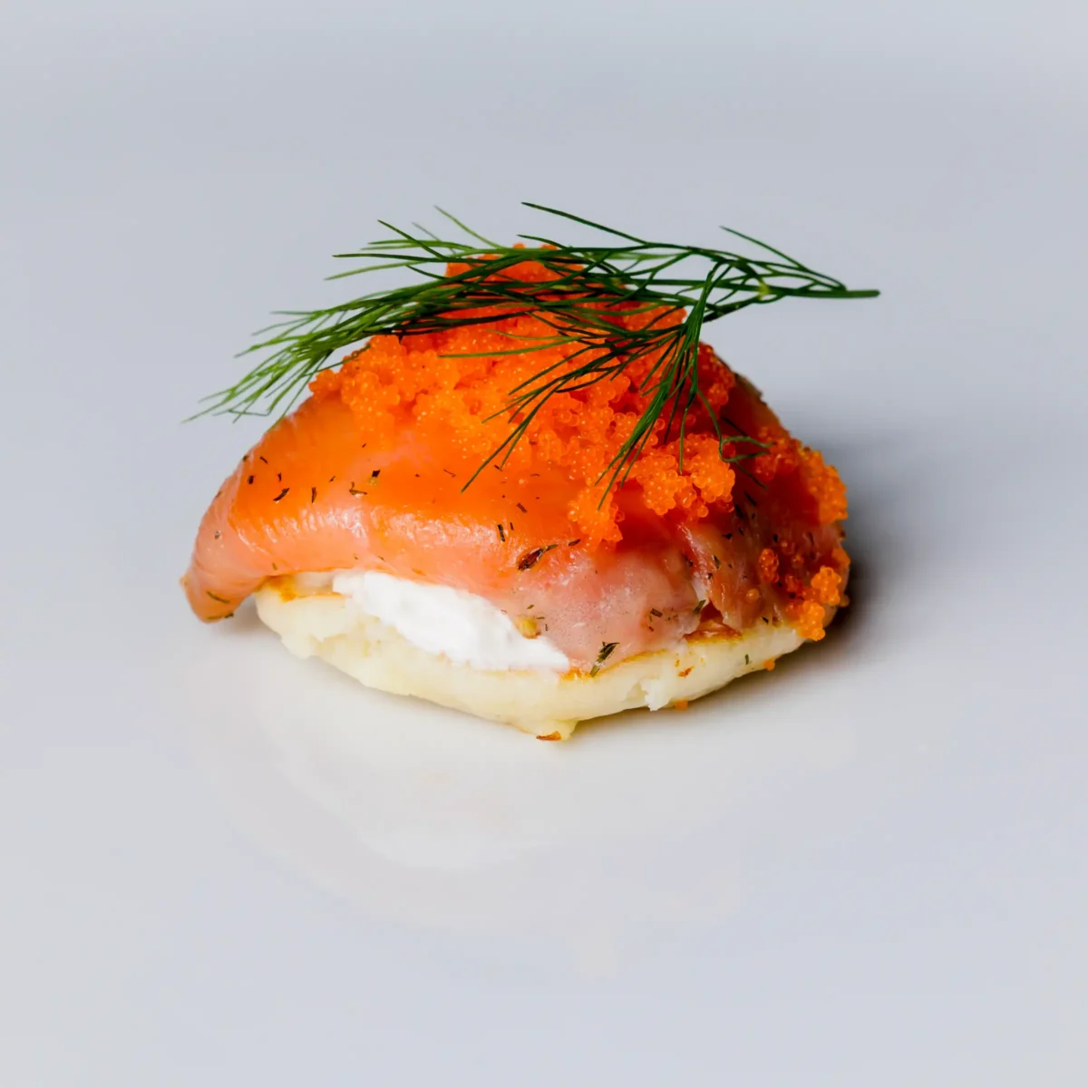 Jólaréttir Reykjavík Asian - Graflax blini